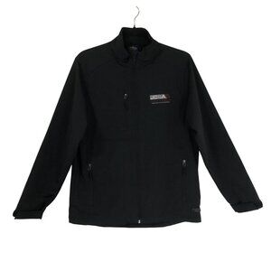 Charles River Mens Black JC&A Construction Managers Soft Shell Jacket Size S